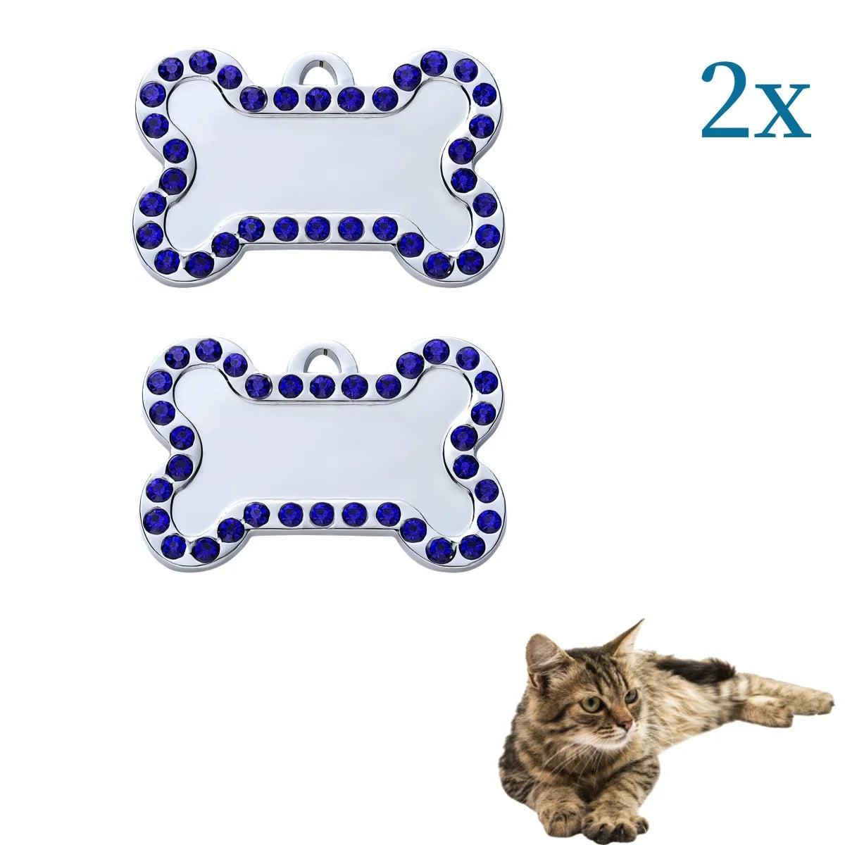 VIP Pets ID Tag Customizable Engraved  for Dog Cat Bronze Nameplate Tags Personalized  Address Number Dogs Collar ID Pendant